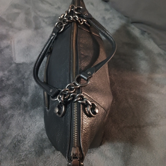 Coach Black Leather Women's Bag - Picture 3 of 12